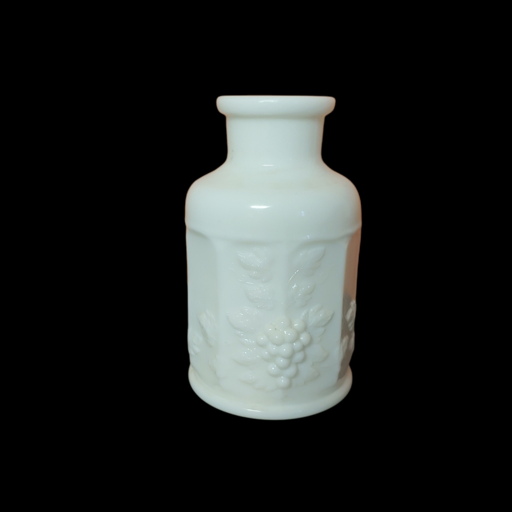 Westmoreland | White Paneled Grape Milk Glass